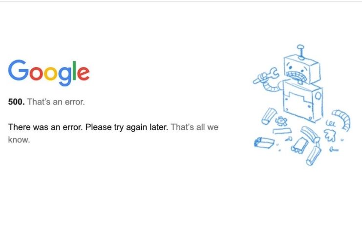 Google (GOOGL) ficou com seus serviços fora do ar na segunda-feira